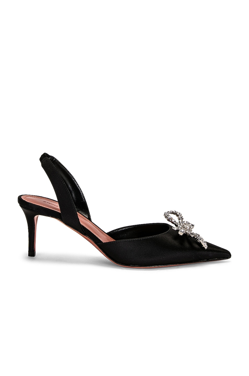 

Туфли женские Rosie Satin Sling 60 Heel Amina Muaddi, черный