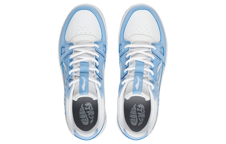 Коллекция Sports Life Kids Скейтбординг Кроссовки GS Low-top Новые Aurora Blue/Standard White Lining Young, белый — фото 3