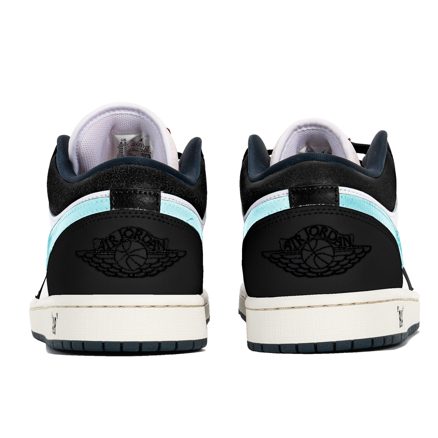 Кроссовки Air Jordan 1 Vintage Basketball Shoes Men Low-Top White — фото 4
