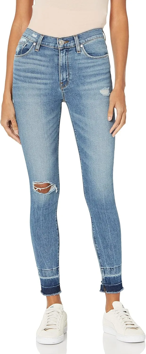 

Hudson Jeans Krista женские укороченные скинни с необработанным краем