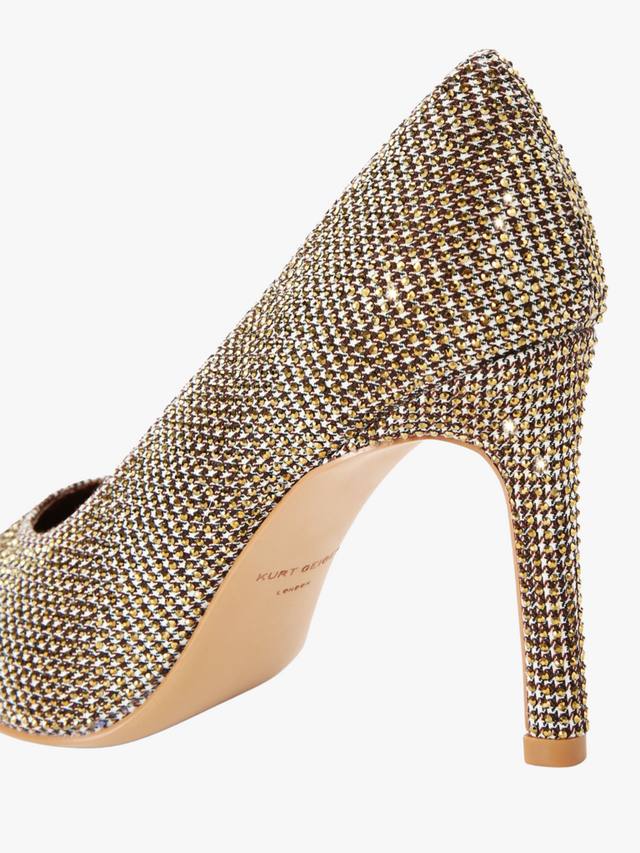 Туфли Regent Cap с заостренным мысом и кристаллами Kurt Geiger London, Beige Other — фото 4