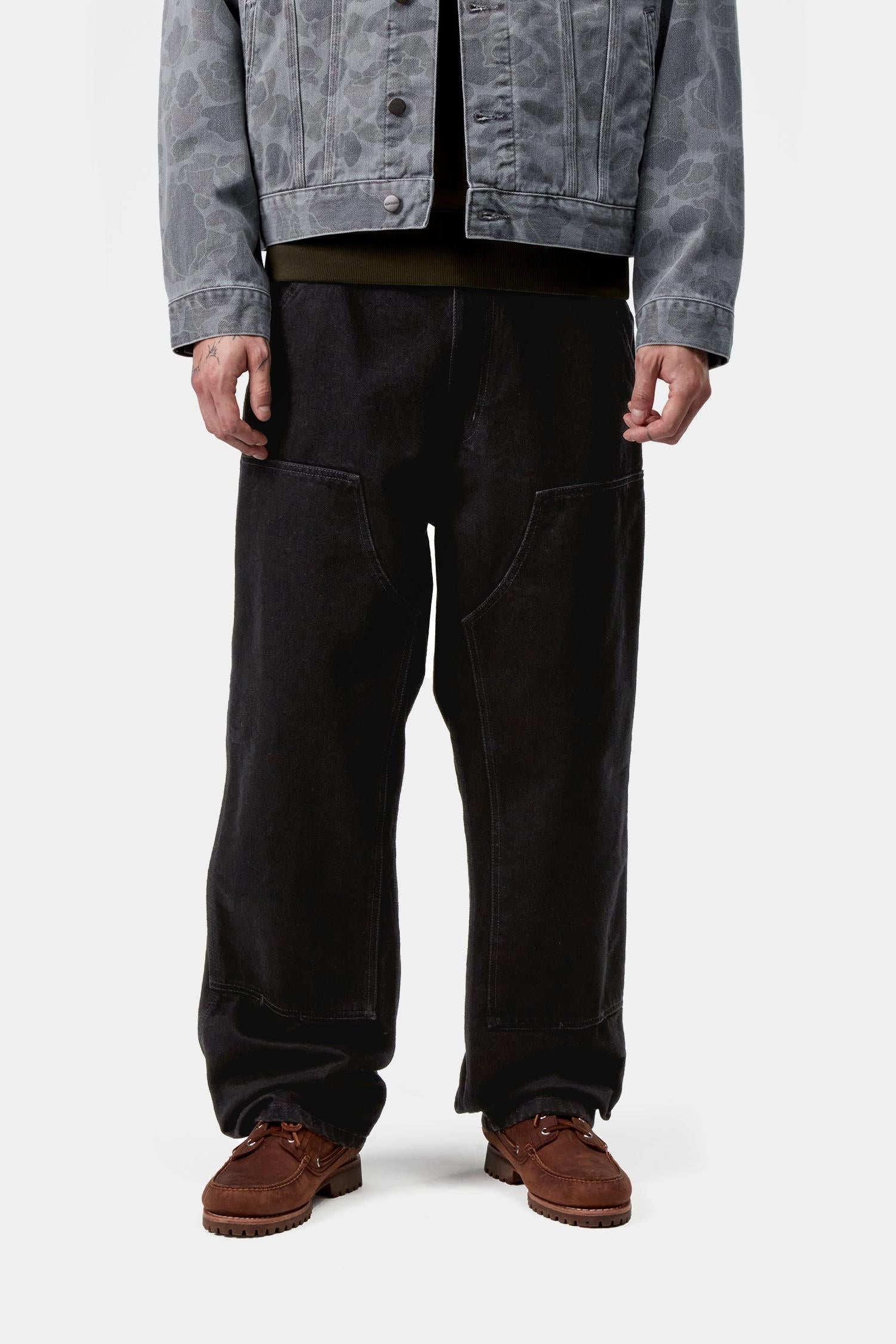 

Брюки Double Knee из денима Smith (100% хлопок) Carhartt, черный