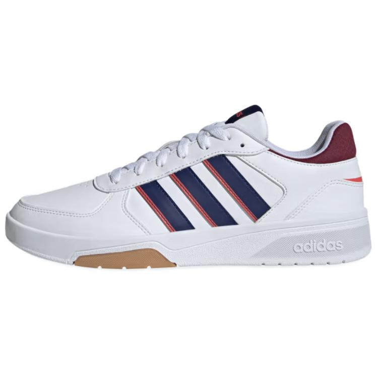 

Adidas VL COURT 2.0 Low-Top Skateboard Shoes Men's White Blue