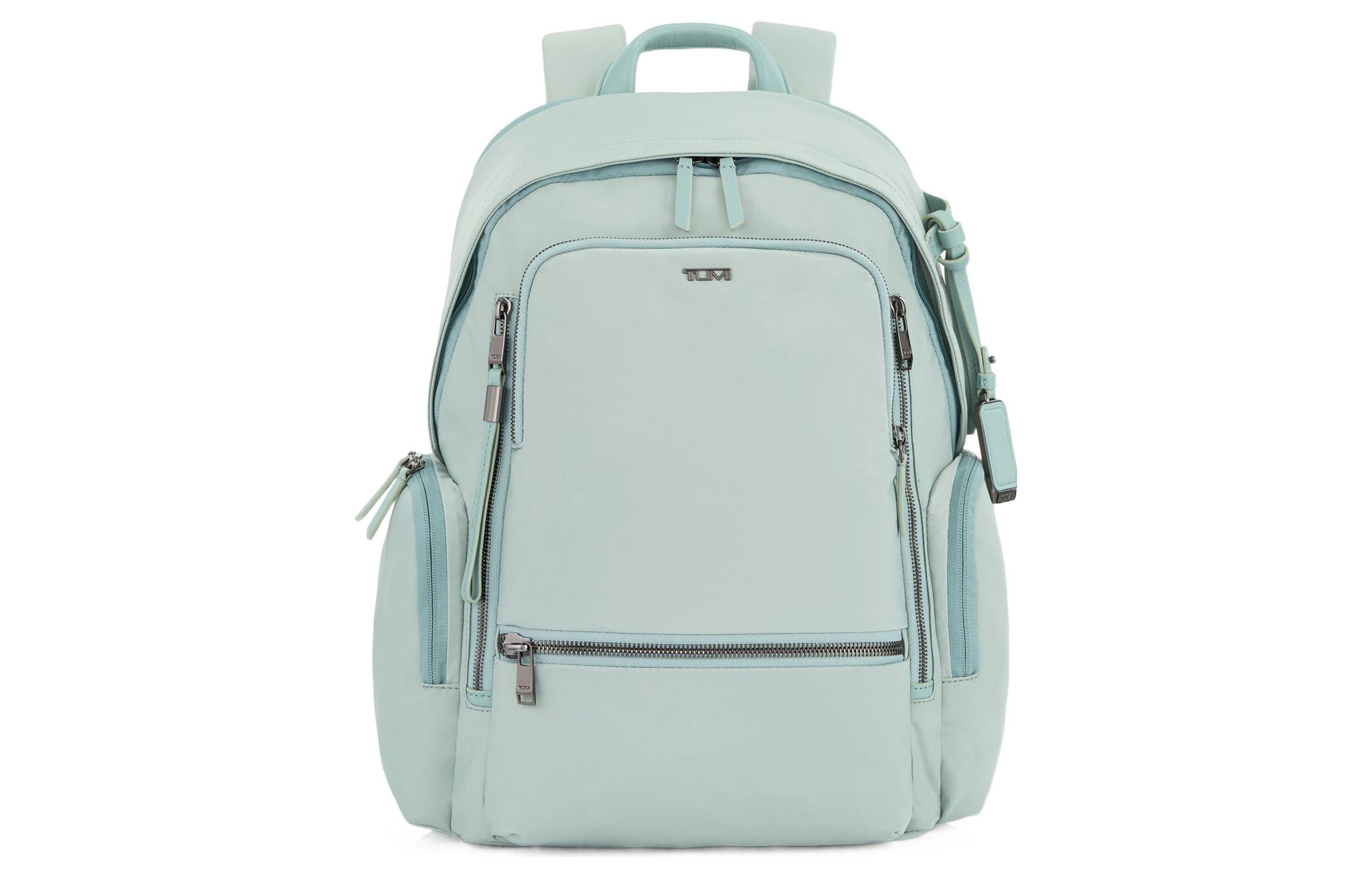 

TUMI Voyageur Нейлоновый Рюкзак для Ноутбука Большого Размера Женский Туманово-Голубой