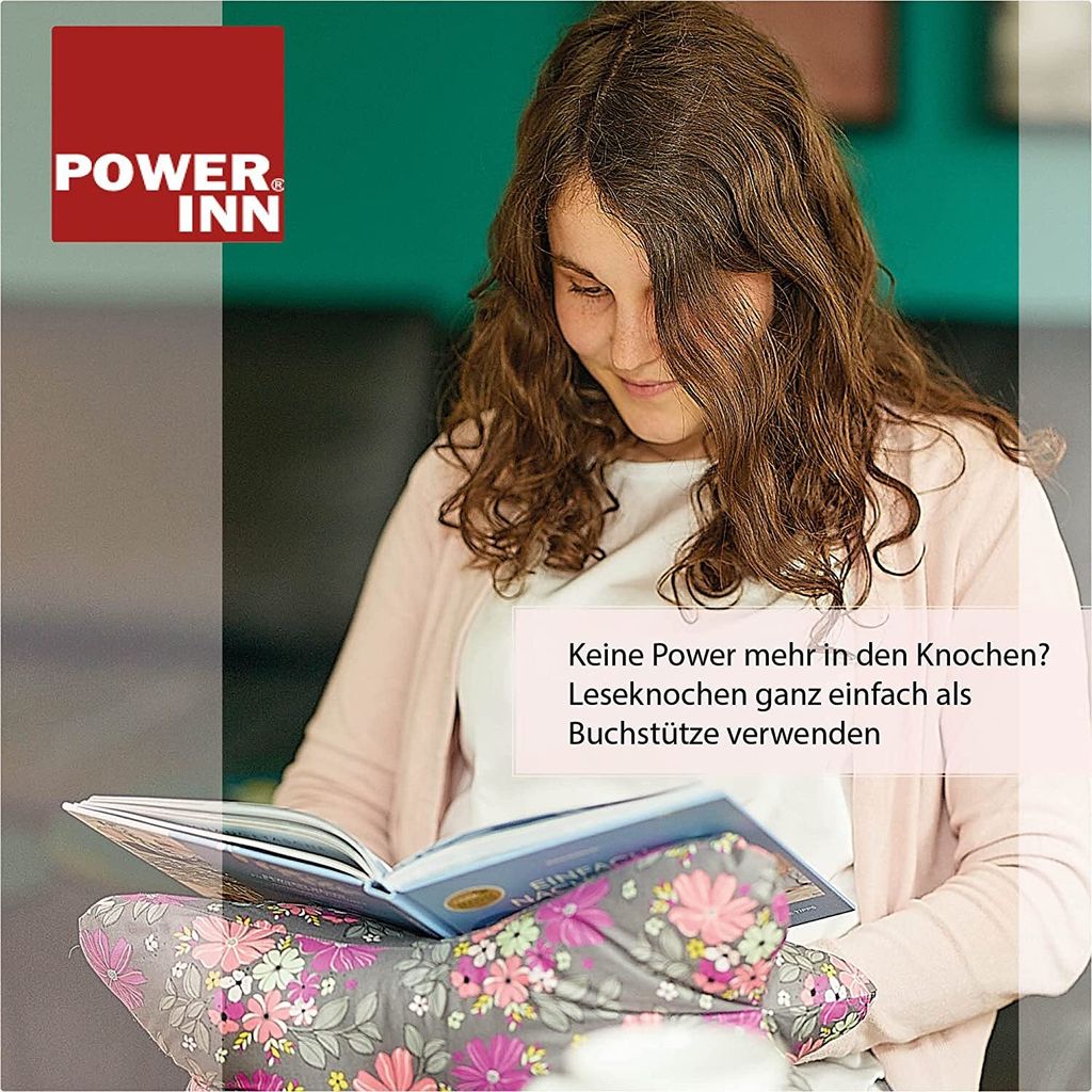 

Бежевая подушка для шеи Reading Bone, которую можно стирать POWER INN