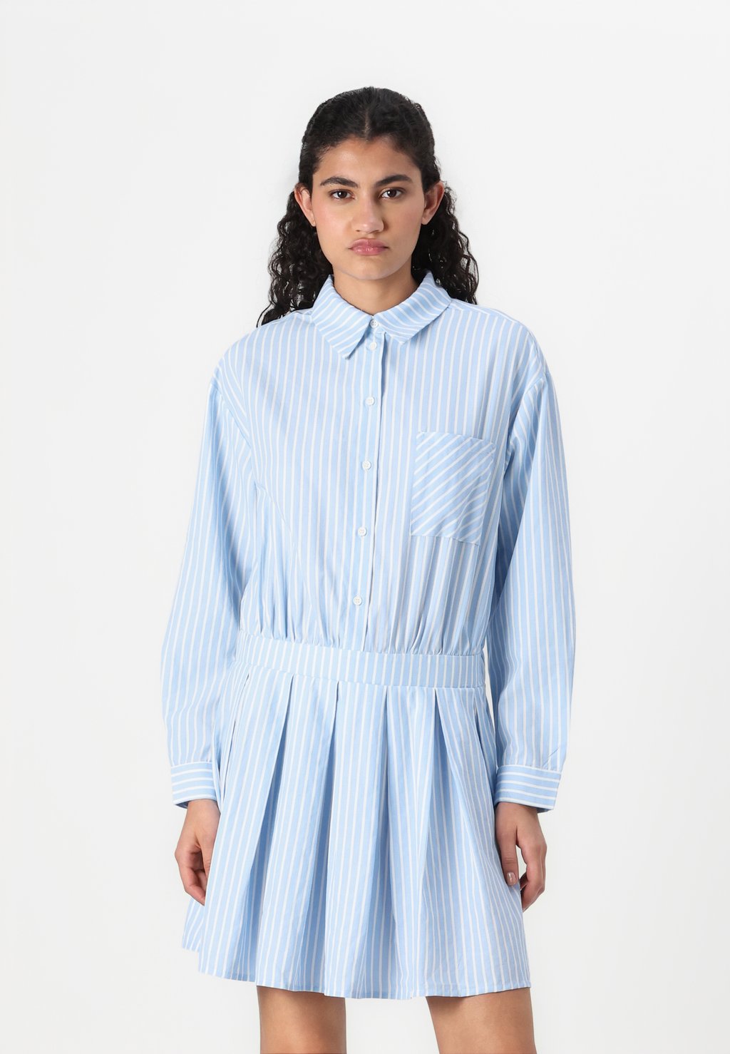 

Платье-рубашка PCAIDA DRESS Pieces, синий