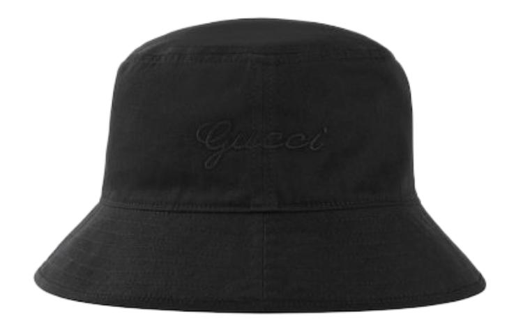 

GUCCI Черная ведровая шляпа из вискозы и хлопкового полиэстера для мужчин, Black