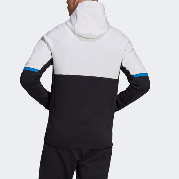Куртка adidas Casual Sports Hooded Jacket Colorblock, цвет colorblock — фото 3