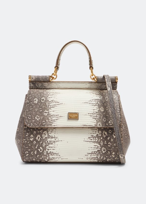 

Сумка Dolce&Gabbana Small Sicily Handbag, животный принт