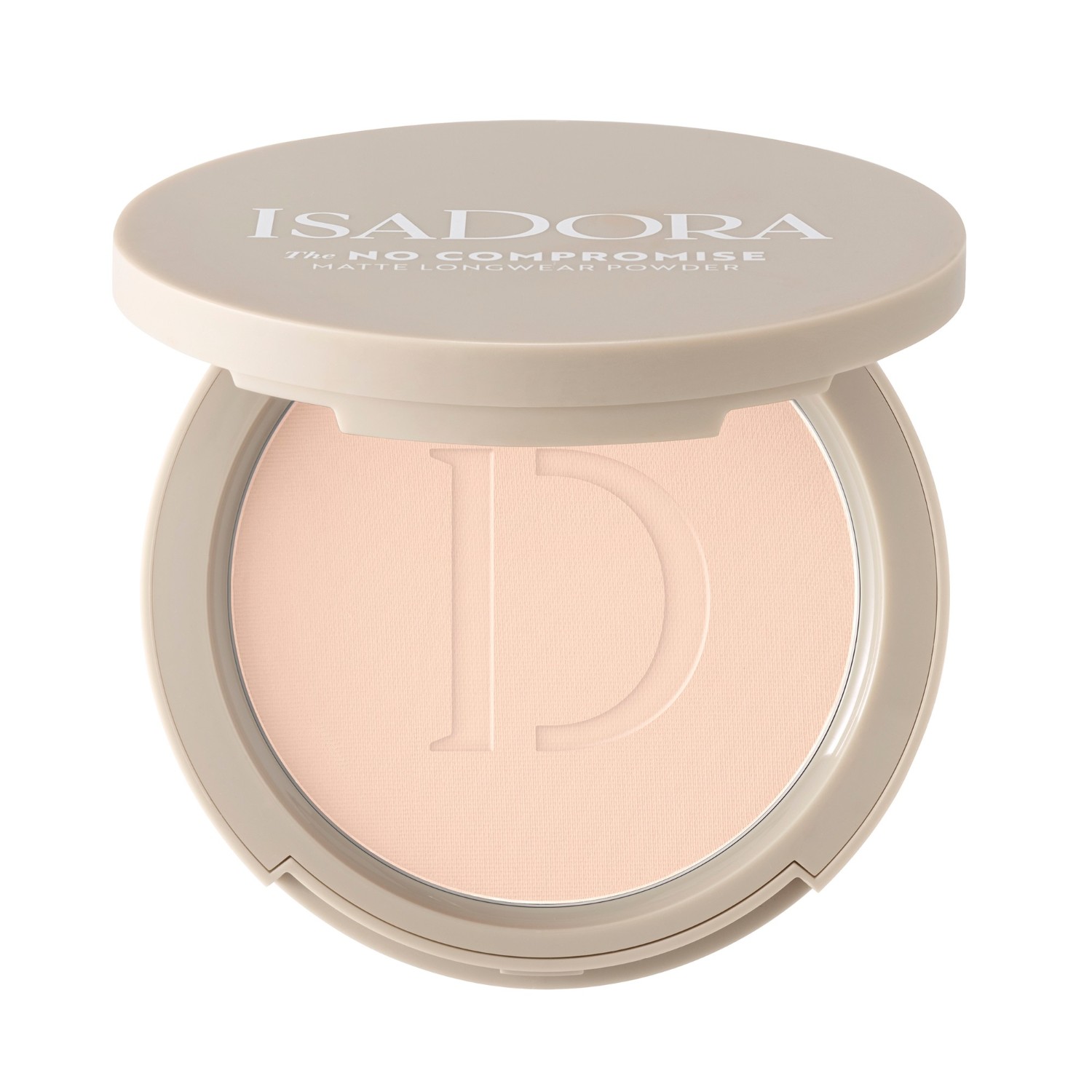 

Пудра для лица the no compromise matte longwear powder Isadora, 61 - cool ivory, вес 7 гр.