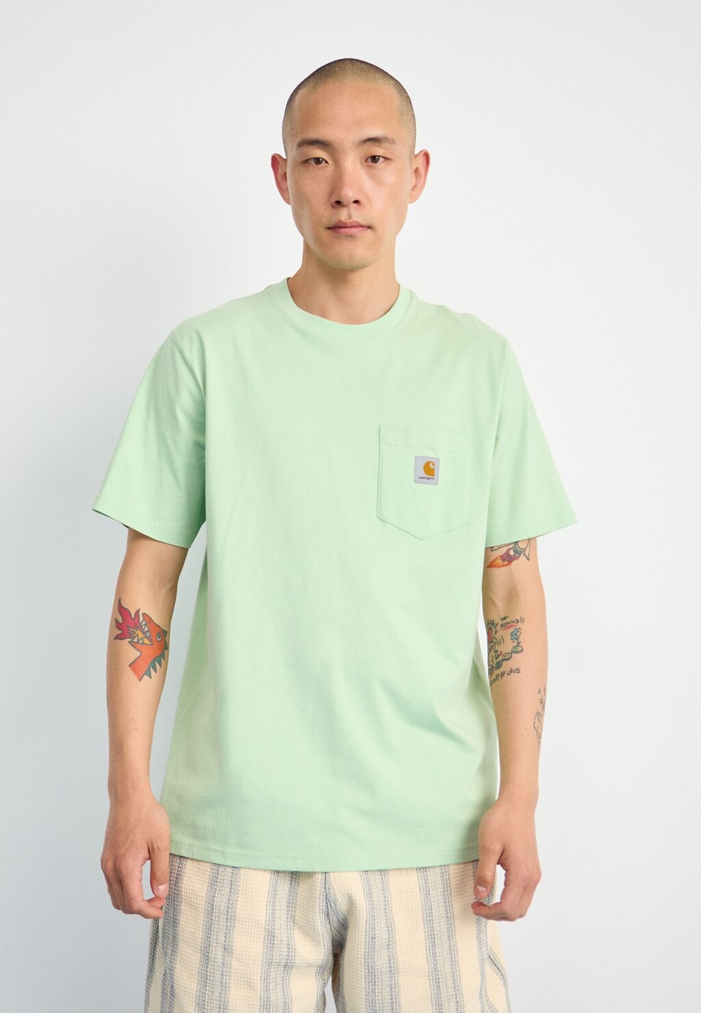 

Базовая футболка Pocket Carhartt WIP, очаровательный зеленый цвет
