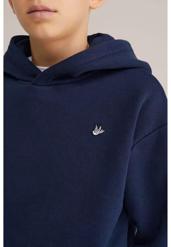 Толстовка с капюшоном We Fashion, Navy Blue — фото 4