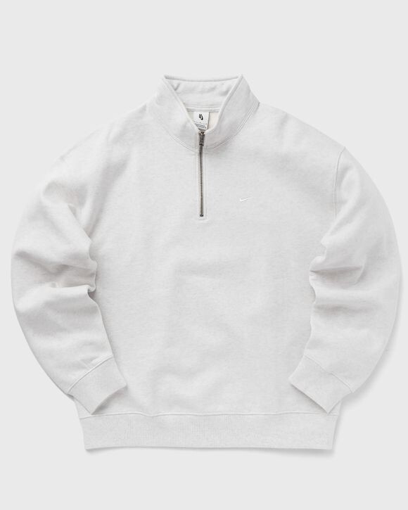 

Флис Nike Solo Swoosh 1/4-Zip Top, цвет birch heather/white
