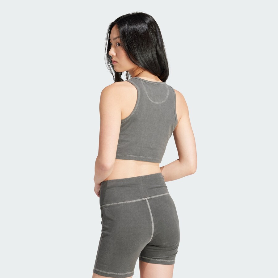 Топ ADIDAS ORIGINALS Essentials+, серый — фото 3