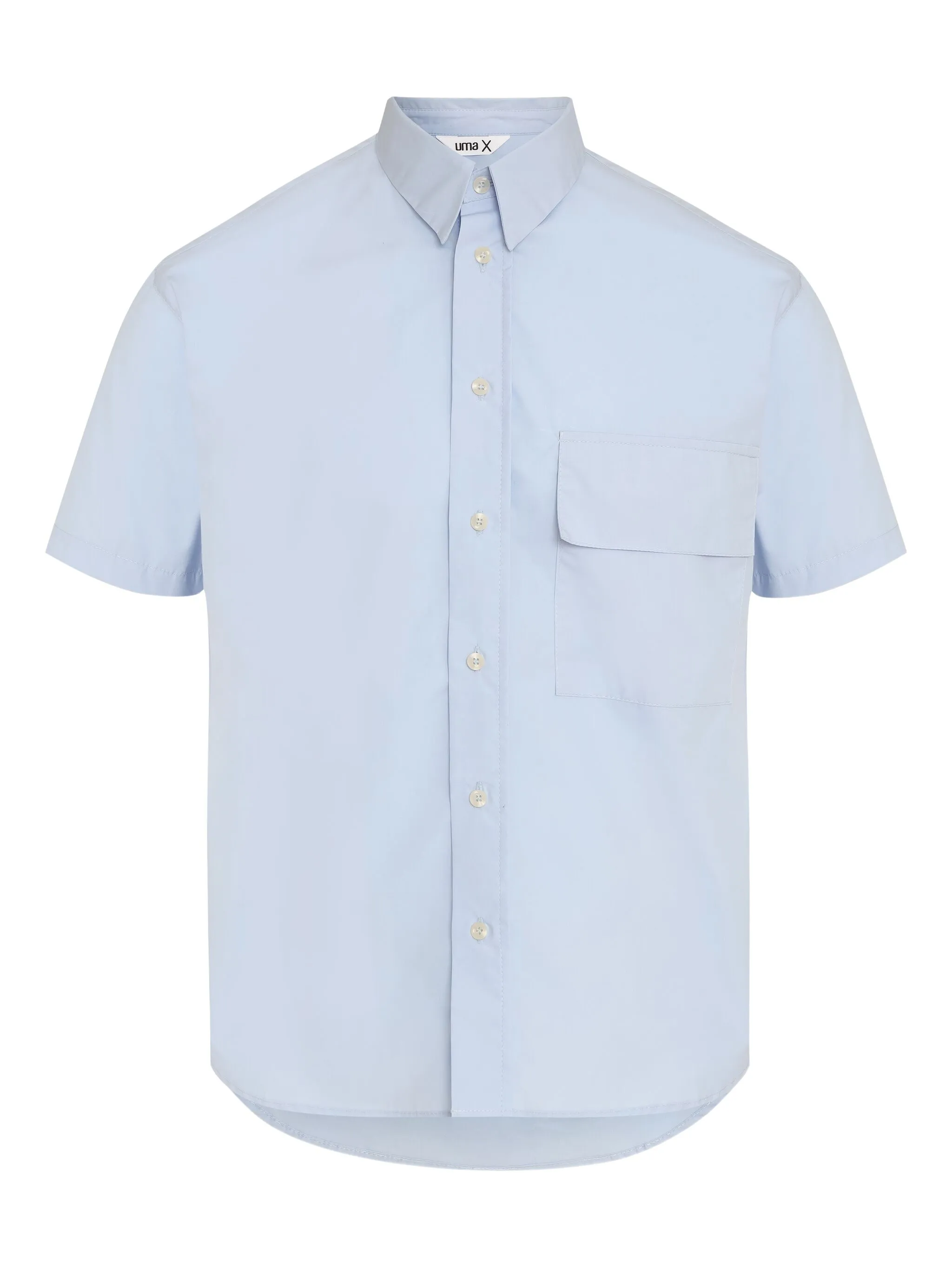 

Рубашка с короткими рукавами и карманом Uma | Raquel Blay, синий