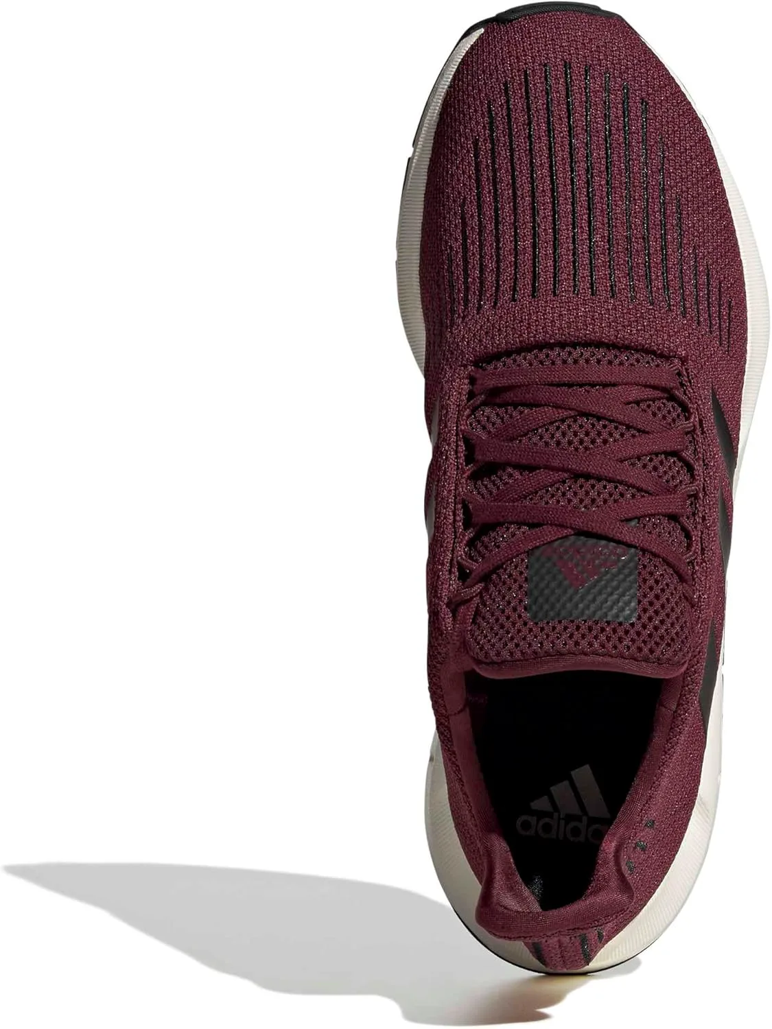 Мужские кроссовки для бега Adidas Swift Run 1.0, бордовый/черный/белый — фото 2