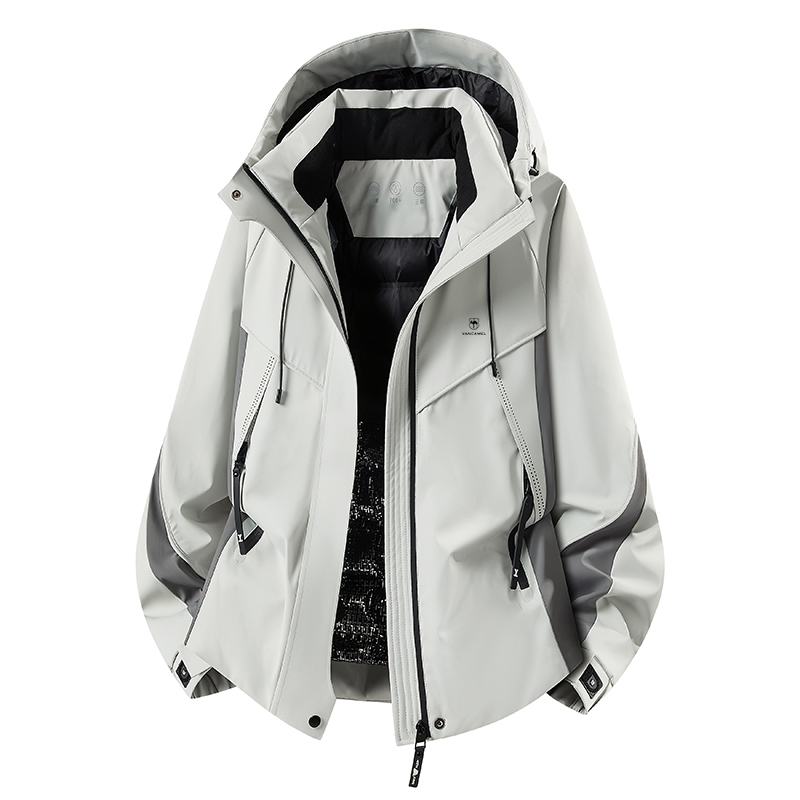 

Куртка Unisex Hooded Thickened Workwear VanCamel, экрю