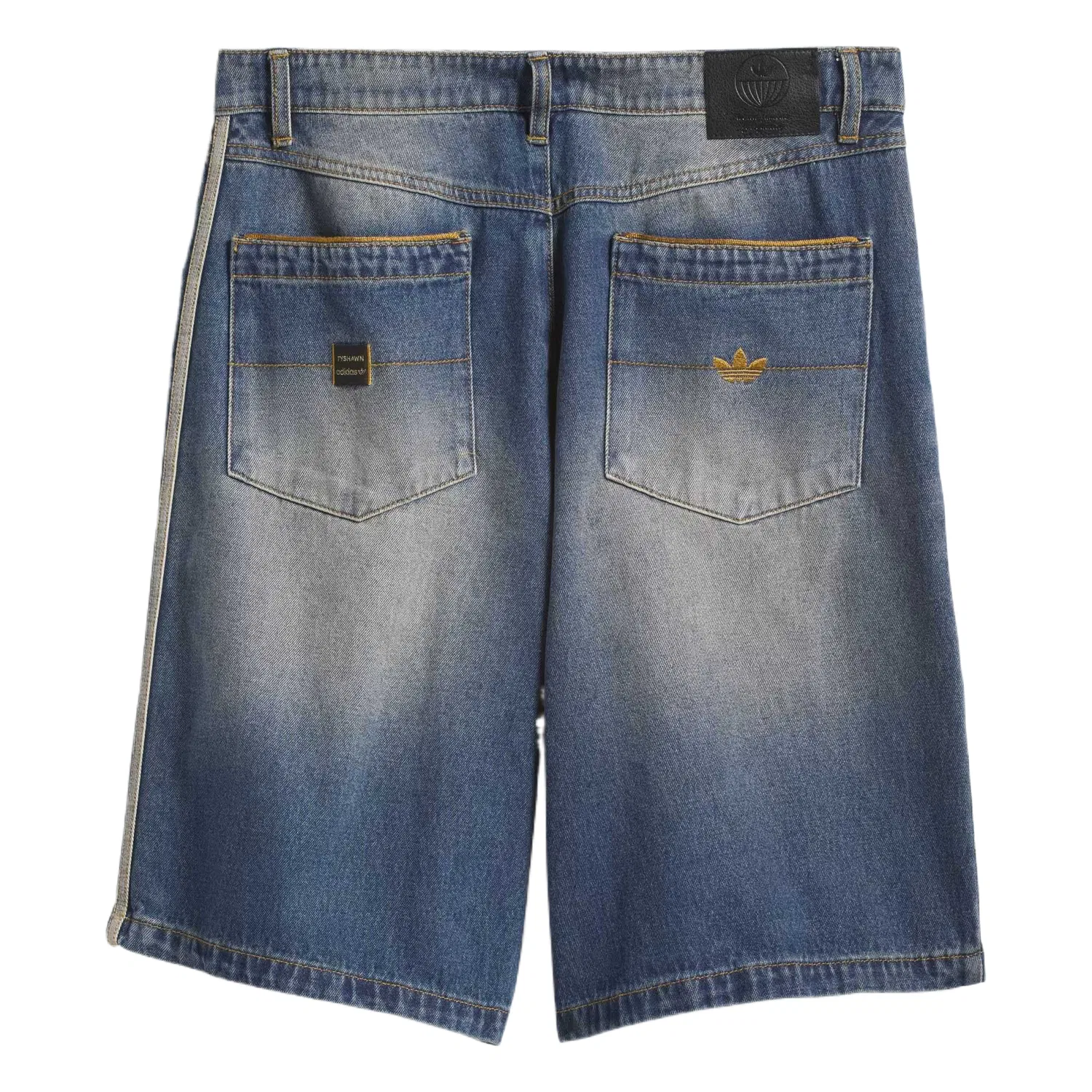 Шорты джинсовые Adidas Originals Indigo Denim — фото 3
