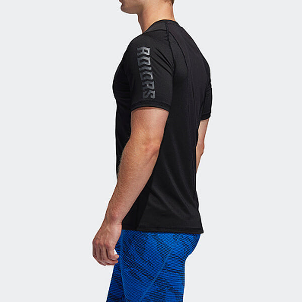 Футболка applique short-sleev etee men black Adidas, черный — фото 4