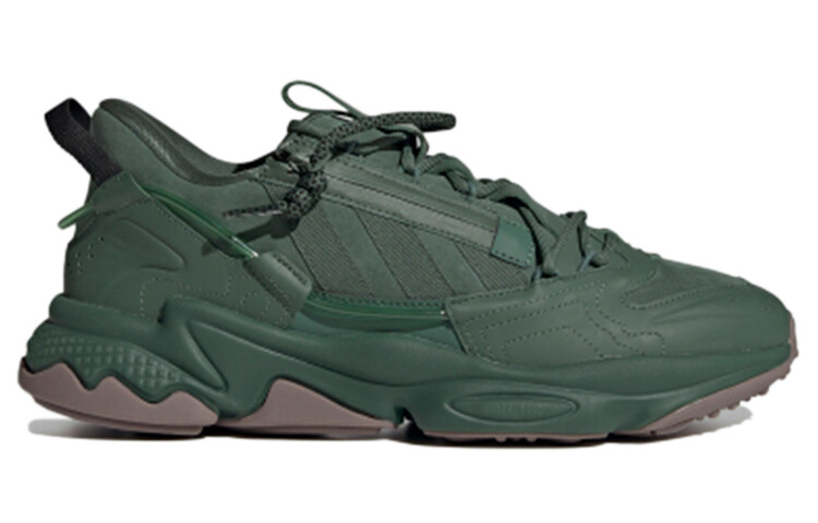 Кроссовки Adidas Ozweego Zip 'Green Oxide Gum' — фото 2