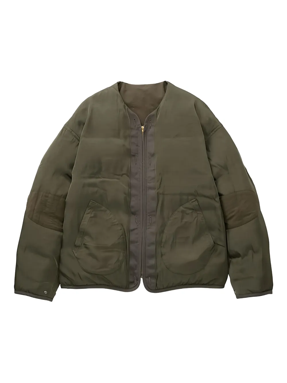 

Стеганый шерстяной пиджак visvim, зеленый