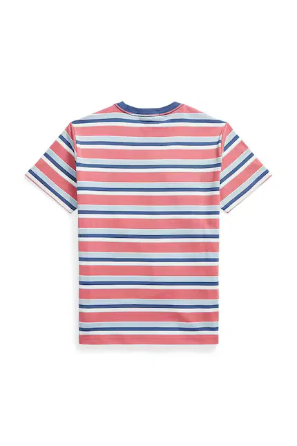 Футболка поло детская Polo Ralph Lauren, розовый — фото 2