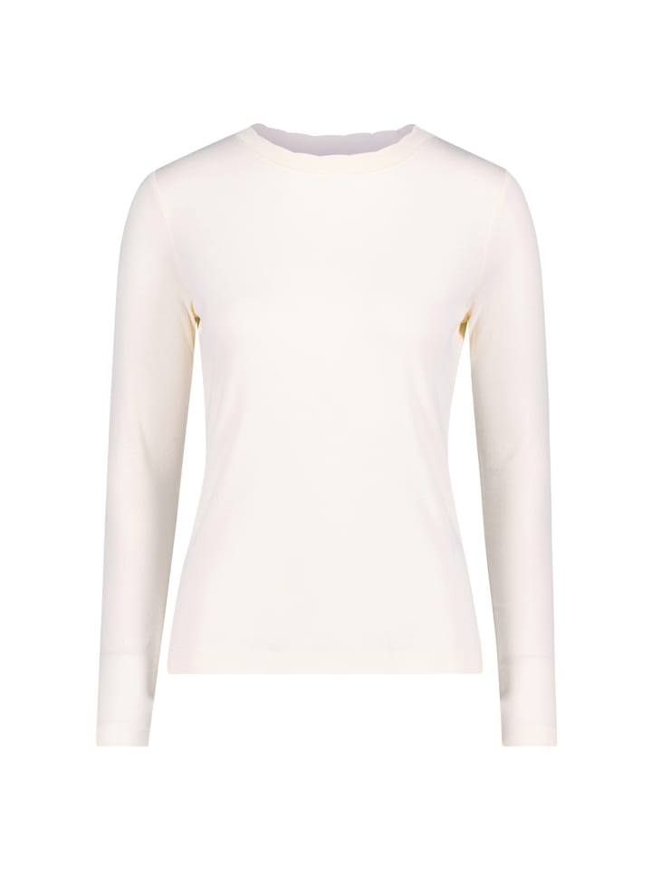 

Футболка из джерси Eggnog с фестончатыми краями Zero