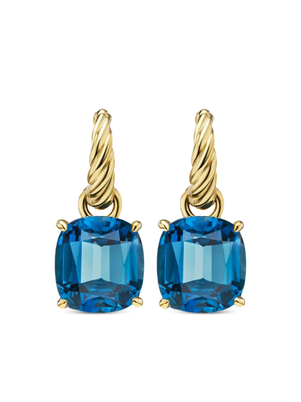 

Серьги-подвески Marbella из желтого золота с топазами David Yurman, золотой