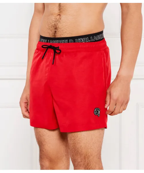 

Пляжные шорты Regular fit Karl Lagerfeld, красный