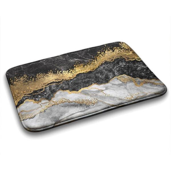

Коврик для ванной Tulup Goldener Marmor, 90x1x90 см, желтый