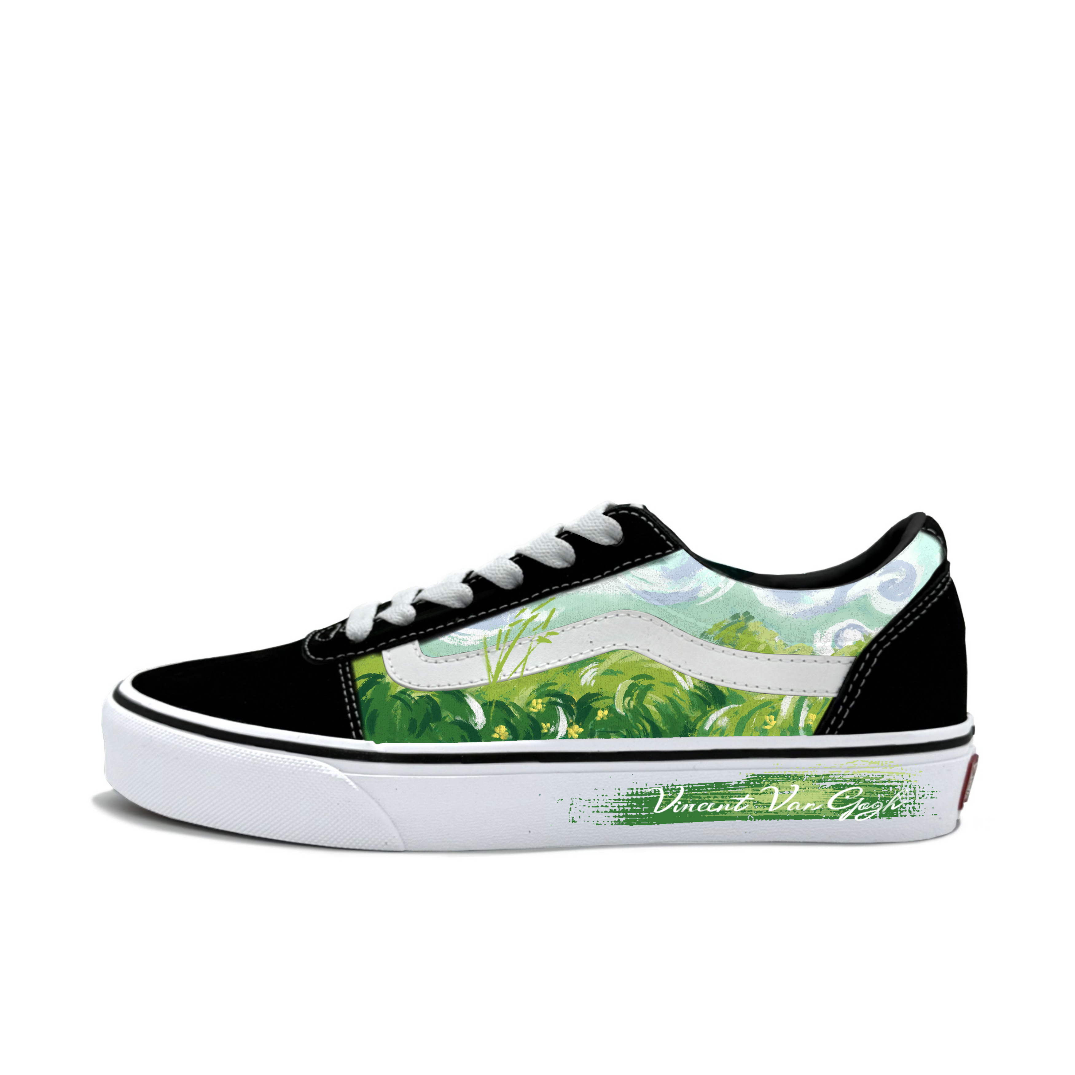 

Vans Кроссовки Ward для скейтбординга, износостойкие, низкие, мужские, зеленые