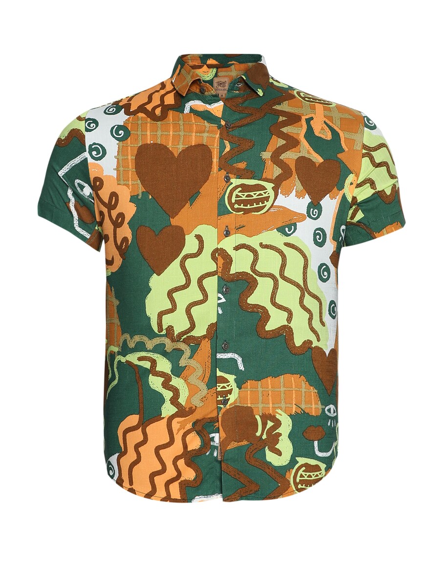 

Рубашка на пуговицах классического кроя Campus Sutra Dax, Mixed Colors