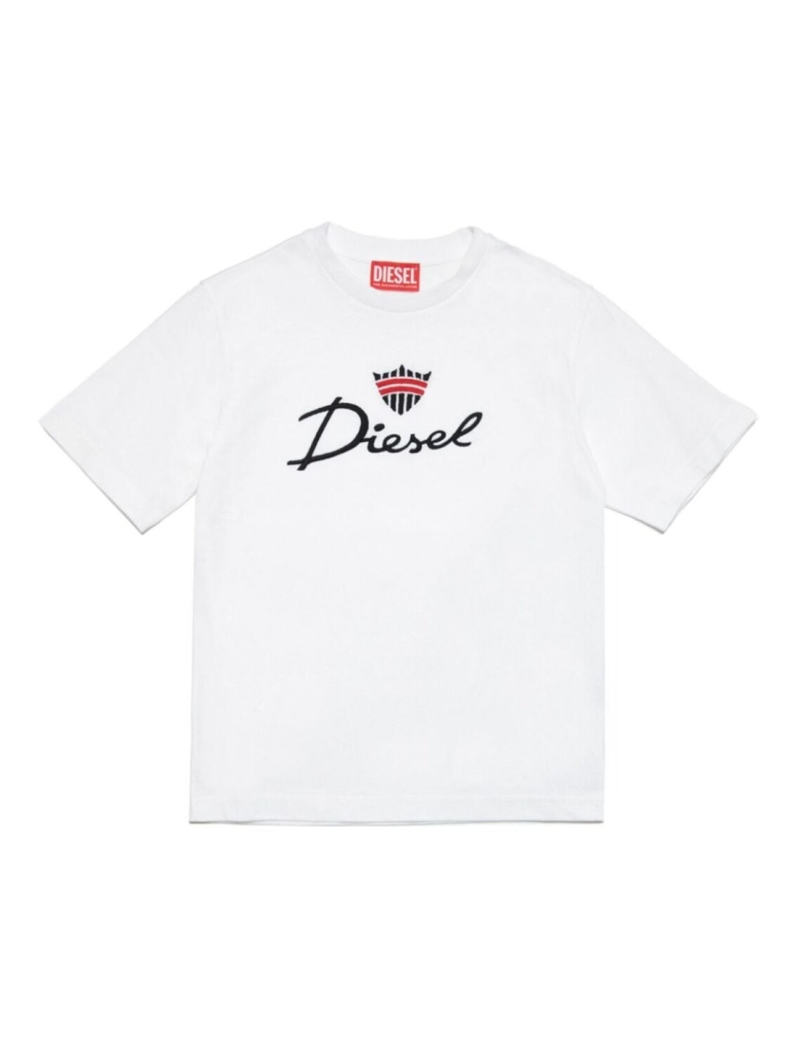 

Diesel футболка с вышитым логотипом, белый