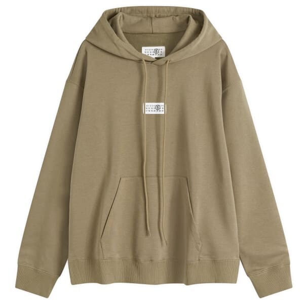 

Толстовка с наклейкой с номером Mm6 Maison Margiela, зеленый