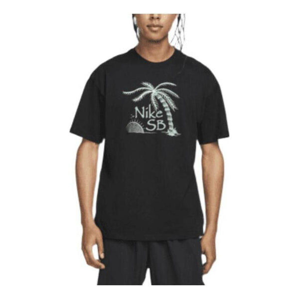 

Футболка Nike SB Alphabet Printing Casual Short Sleeve Black, мультиколор