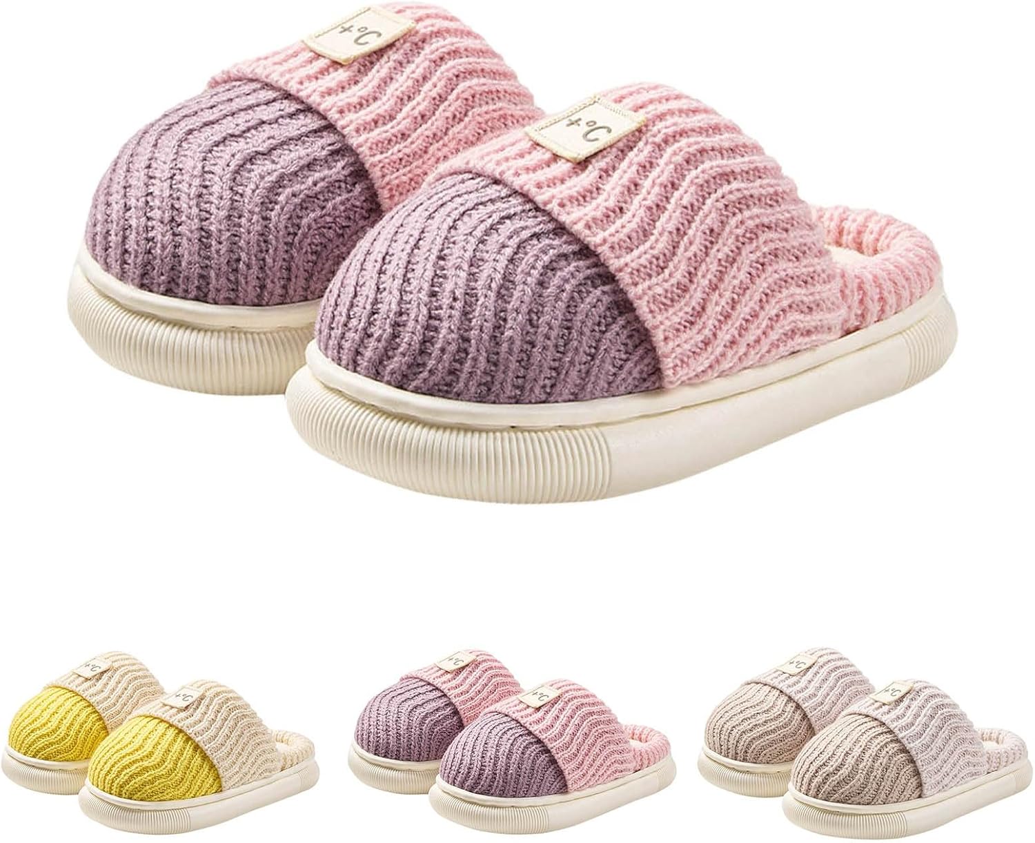 

Рождественские тапочки для мальчиков и девочек, мягкие плюшевые вязаные теплые тапочки, пушистые домашние ботинки для прогулки по дому, с рождественской елкой Generic, зеленый