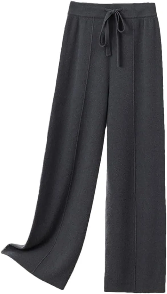 

Женские брюки с высокой талией и широкими штанинами