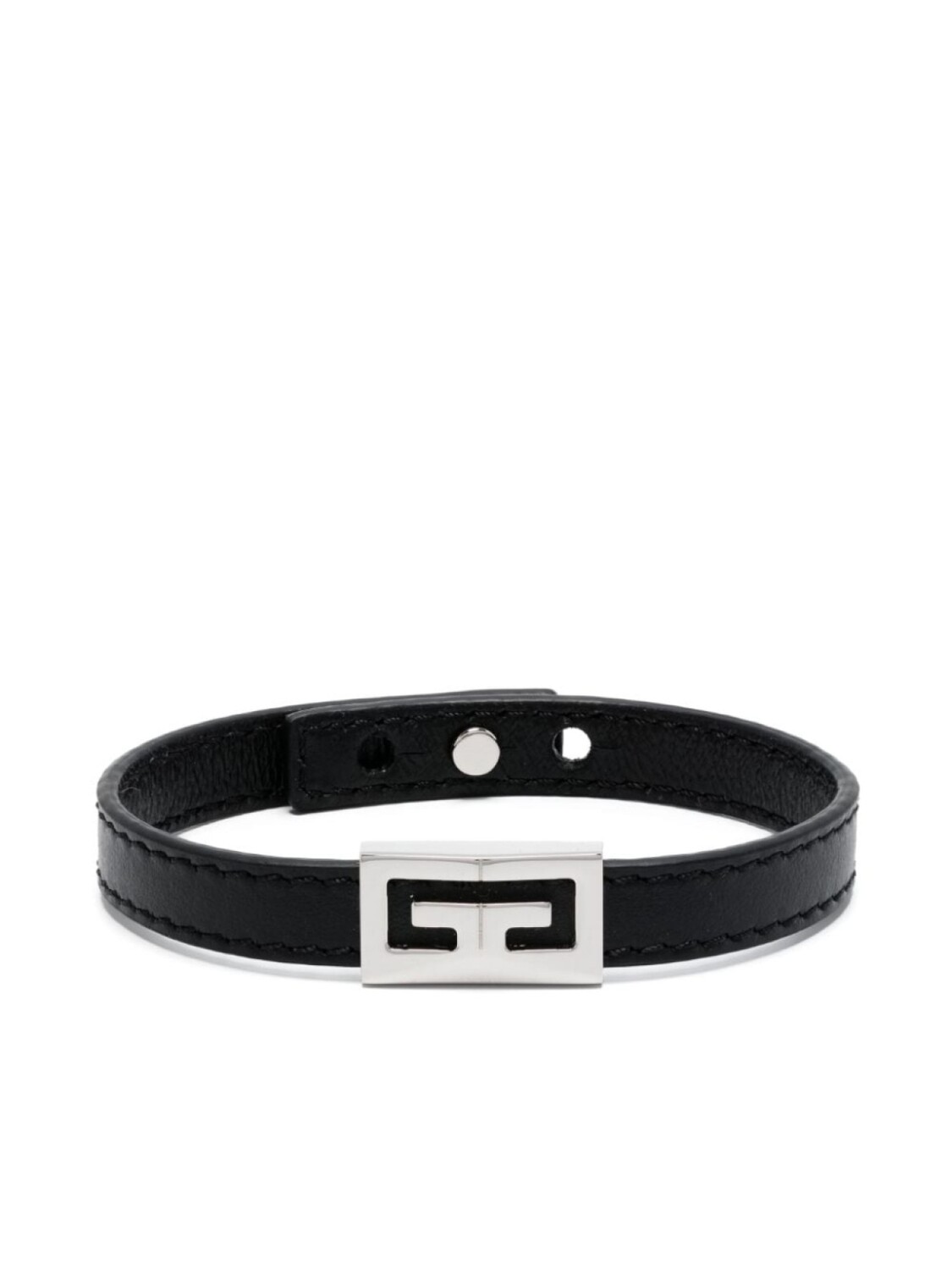 

Кожаный браслет с логотипом G Givenchy, черный