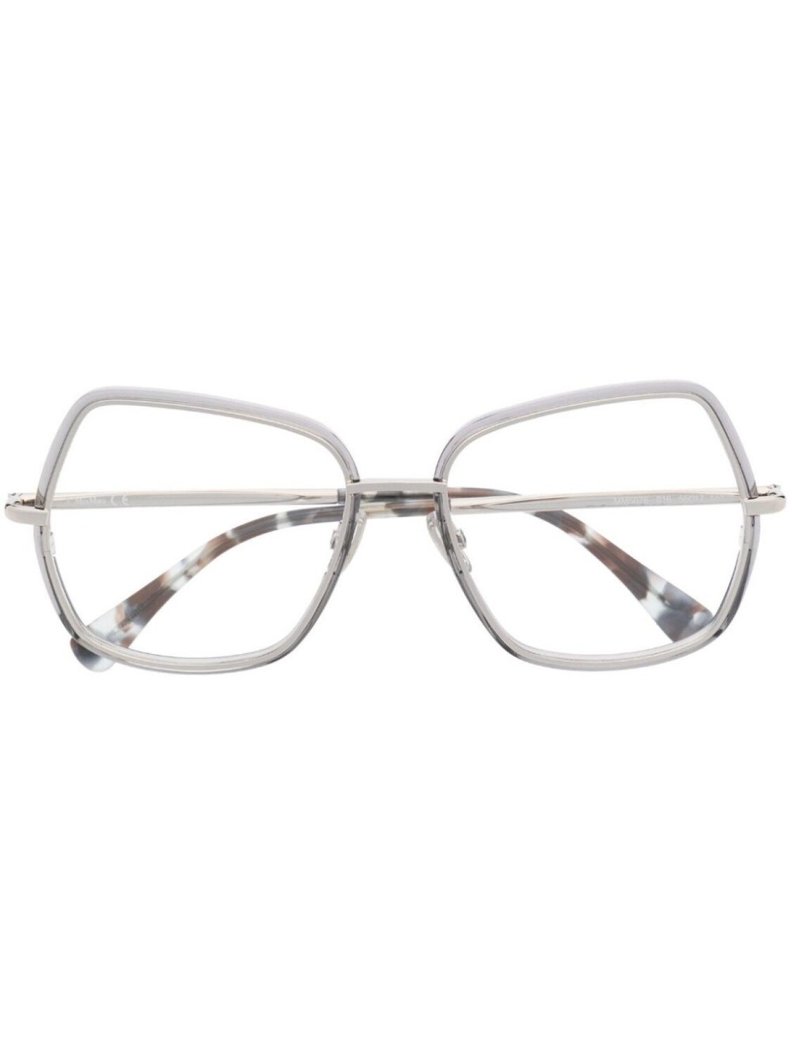 

Очки в квадратной оправе Max Mara Eyewear, серебряный