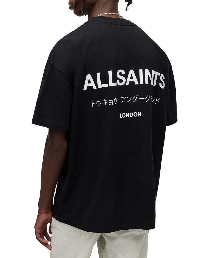 Мужская футболка AllSaints Underground из органического хлопка — фото 4