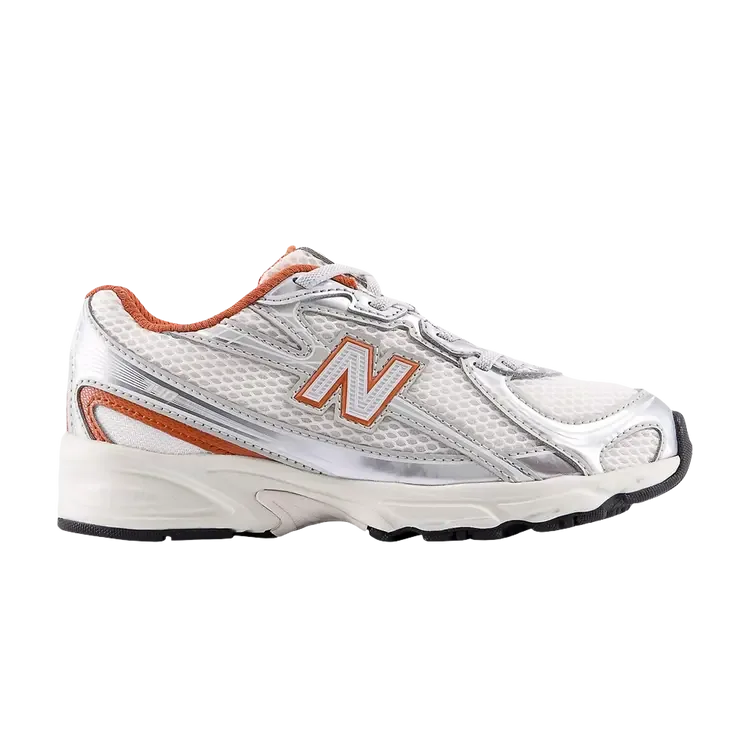Кроссовки New Balance 740 Bungee Lace Little Kid 'Silver Metallic'