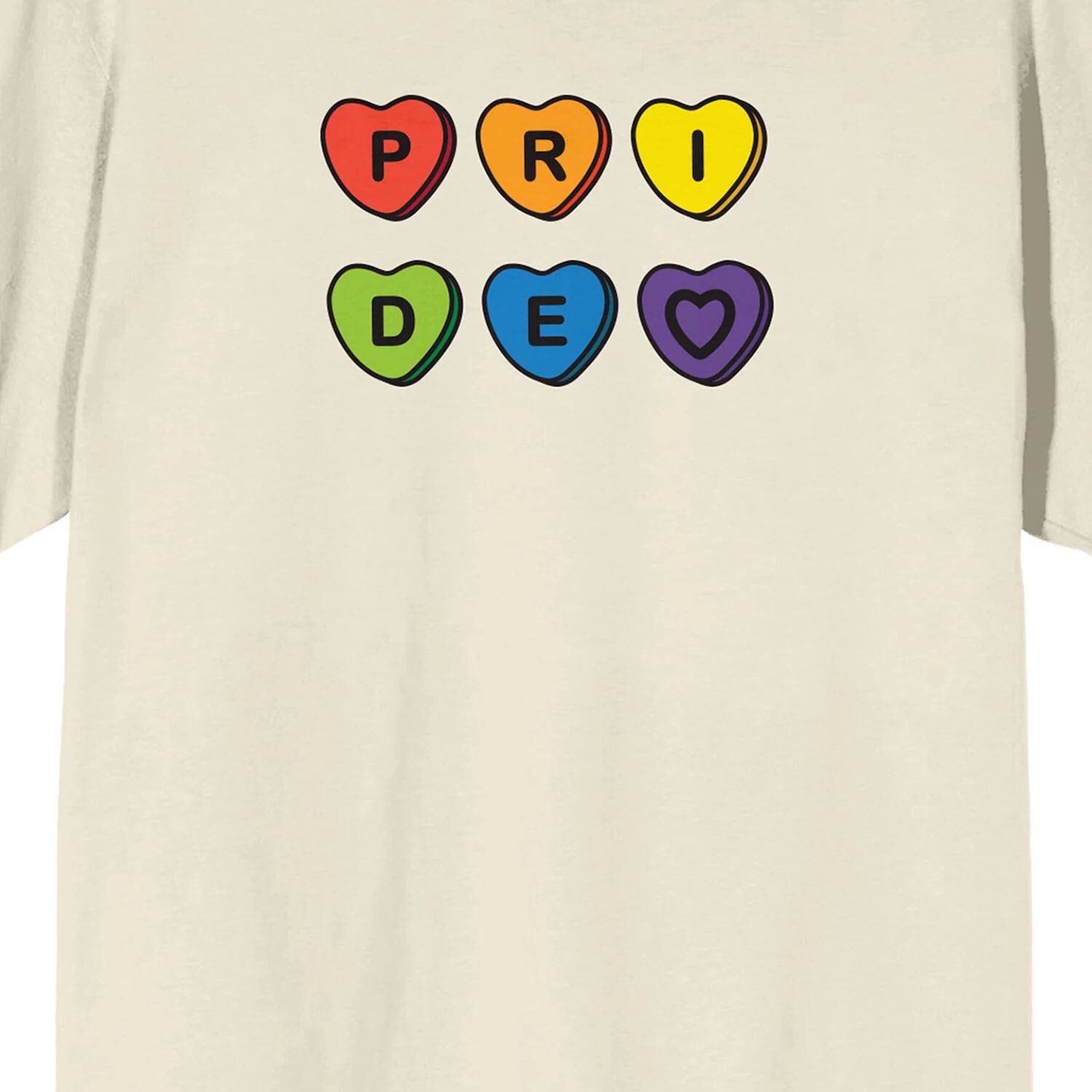 

Мужская футболка Pride Proud Hearts Licensed Character
