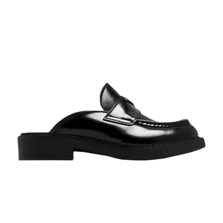 

Мюли Prada Brushed Leather Mule 'Black', черный
