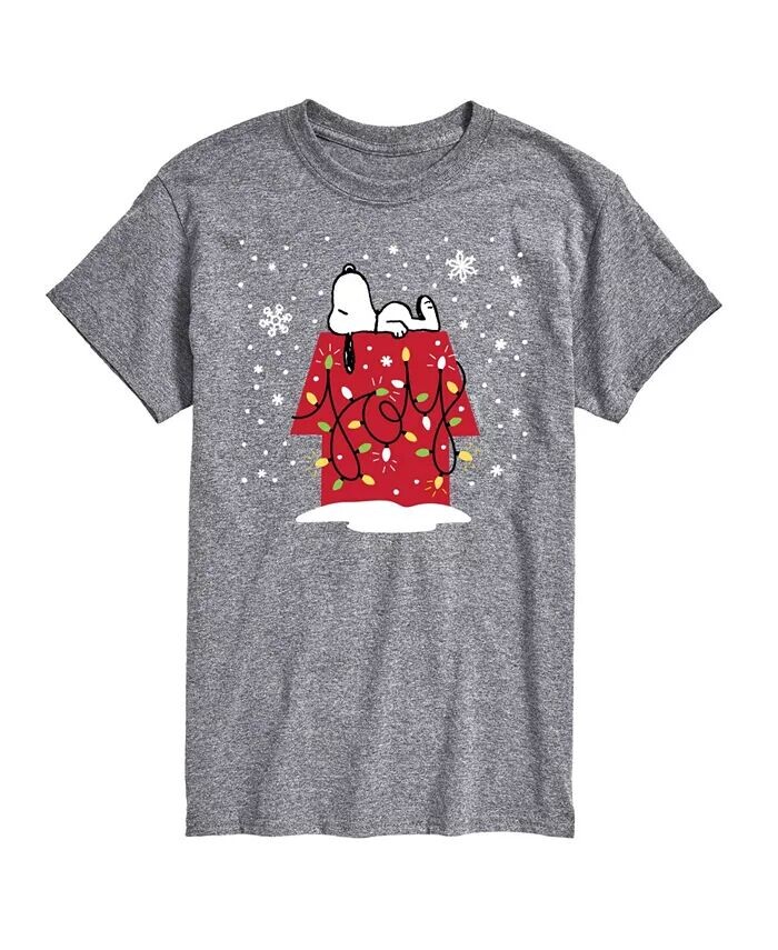 

Мужская футболка с коротким рукавом Peanuts Holidays AIRWAVES, серый