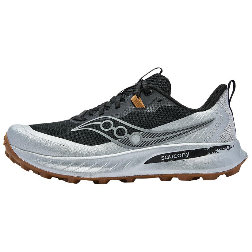 

Saucony Кроссовки Peregrine Falcon 15 с низким верхом, устойчивые к истиранию, мужские, черные