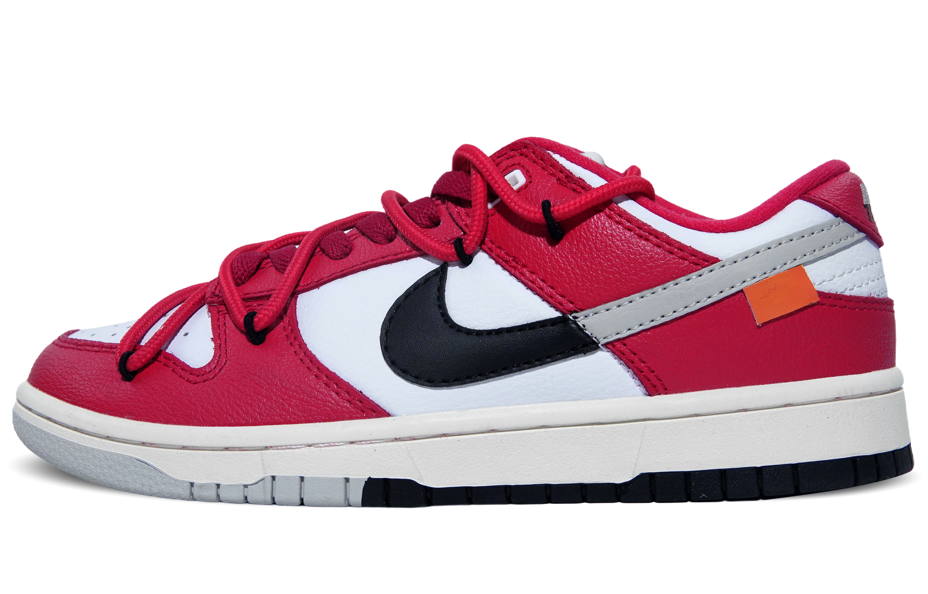 

Nike Кроссовки для скейтбординга Dunk Slip с низким верхом, мужские, красные, белые