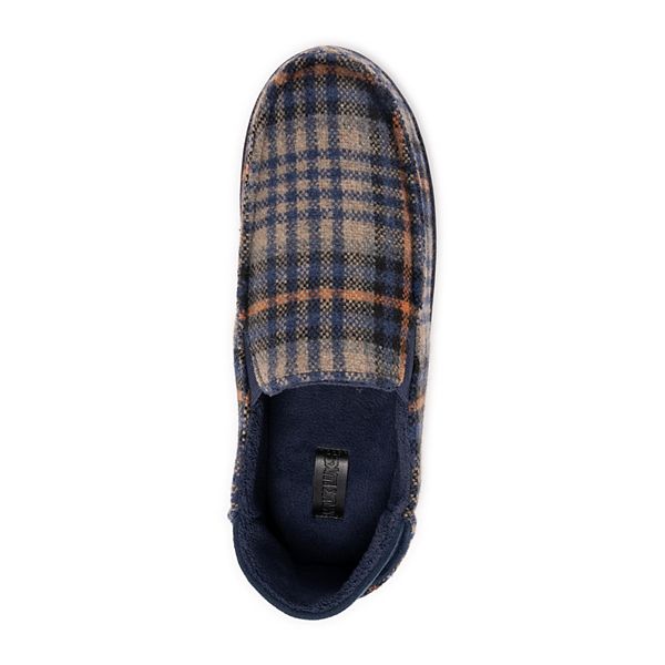 Мужские слипоны Owen Muk Luks, Navy Plaid — фото 4