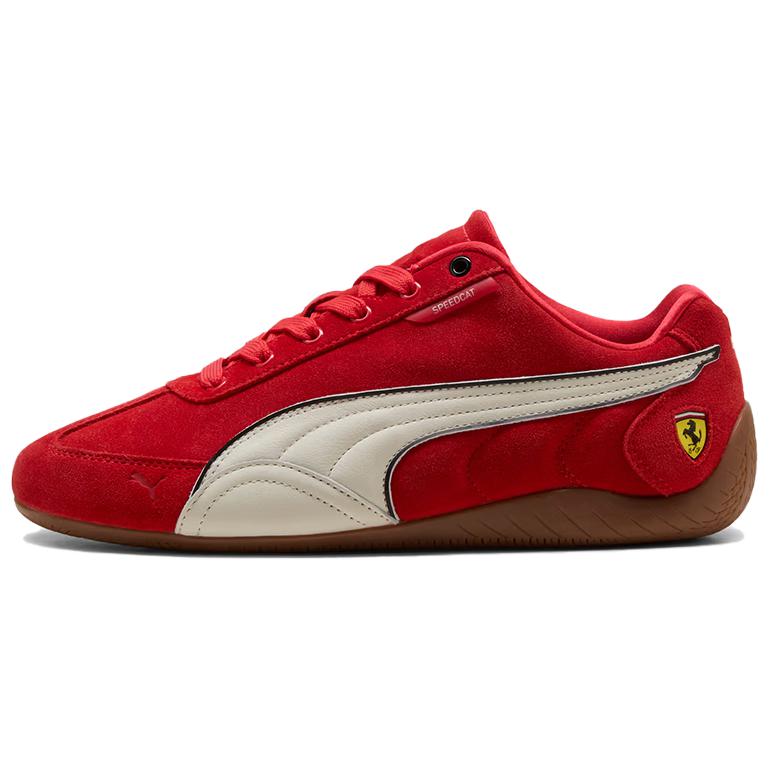 

PUMA Кроссовки Ferrari Speedcat Cushioning Abrasion Resistant Lightweight Low top Racing для мужчин, красные