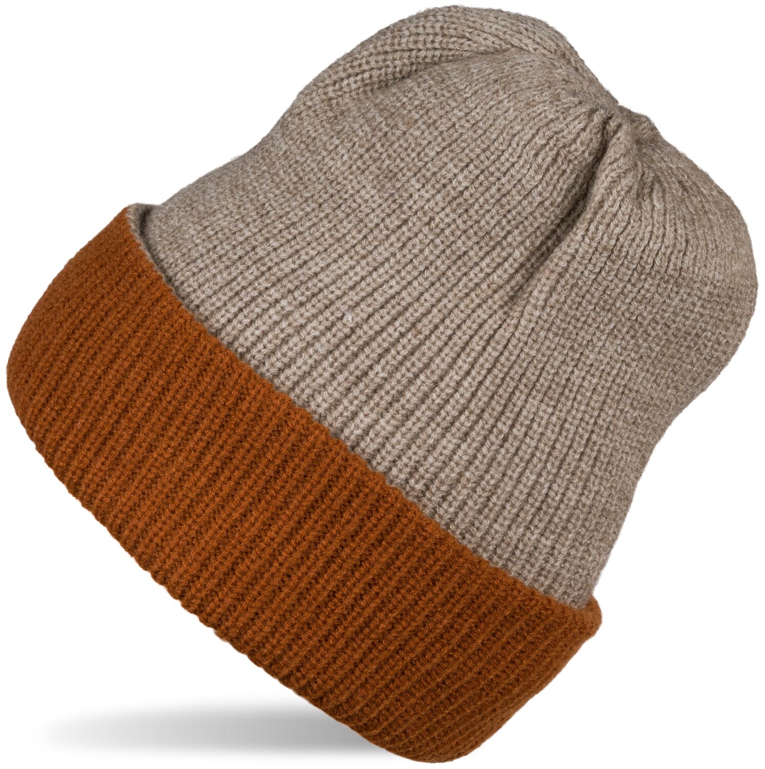 

Кепка styleBREAKER Strickbeanie, цвет Taupe Cognac