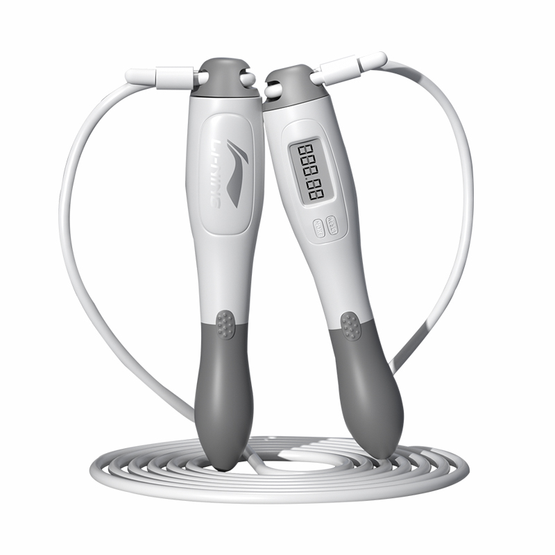 

Электронная скакалка для подсчета прыжков фитнес-тренировка unisex LINING, белый